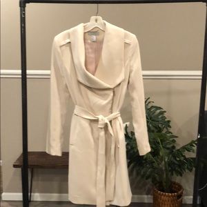H&M ivory trench